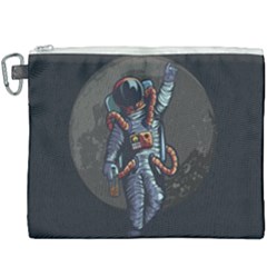 Illustration-drunk-astronaut Canvas Cosmetic Bag (xxxl) by Salman4z