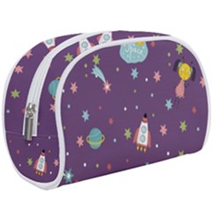 Space-travels-seamless-pattern-vector-cartoon Make Up Case (large) by Salman4z