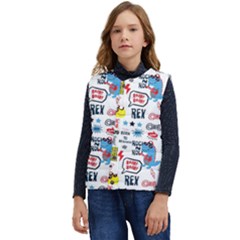 Monster-cool-seamless-pattern Kid s Short Button Up Puffer Vest	 by Salman4z