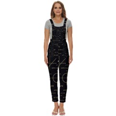 Abstract-math Pattern Women s Pinafore Overalls Jumpsuit by Salman4z