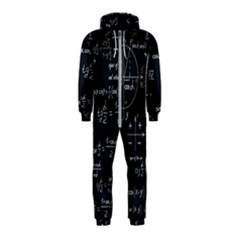 Mathematical-seamless-pattern-with-geometric-shapes-formulas Hooded Jumpsuit (kids) by Salman4z