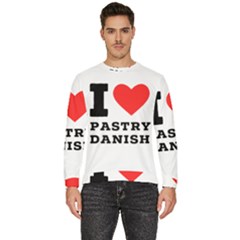I Love Pastry Danish Men s Fleece Sweatshirt by ilovewhateva