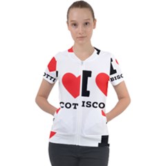 I Love Biscotti Short Sleeve Zip Up Jacket by ilovewhateva