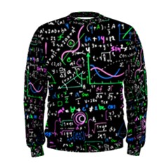 Math-linear-mathematics-education-circle-background Men s Sweatshirt by Salman4z