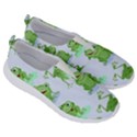 Cute-green-frogs-seamless-pattern No Lace Lightweight Shoes View3