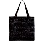 Math-equations-formulas-pattern Zipper Grocery Tote Bag