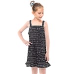 Math-equations-formulas-pattern Kids  Overall Dress