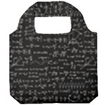 Math-equations-formulas-pattern Foldable Grocery Recycle Bag