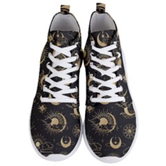 Asian-seamless-pattern-with-clouds-moon-sun-stars-vector-collection-oriental-chinese-japanese-korean Men s Lightweight High Top Sneakers by Salman4z