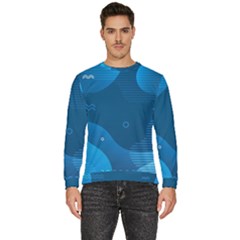 Abstract-classic-blue-background Men s Fleece Sweatshirt by Salman4z