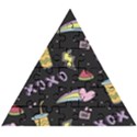 Cute-girl-things-seamless-background Wooden Puzzle Triangle View1