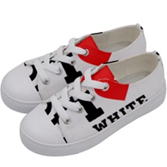 I Love White Gold  Kids  Low Top Canvas Sneakers by ilovewhateva