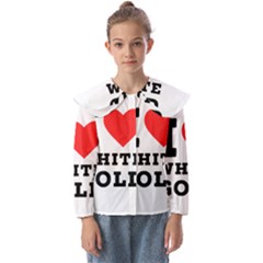 I Love White Gold  Kids  Peter Pan Collar Blouse by ilovewhateva