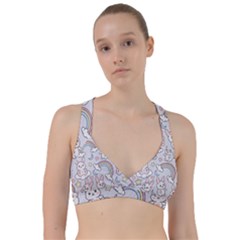 Seamless-pattern-with-cute-rabbit-character Sweetheart Sports Bra by Salman4z