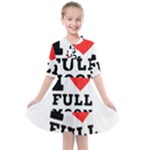 I love full moon Kids  All Frills Chiffon Dress