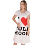 I love full moon Classic Short Sleeve Dress