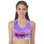 Colorful-abstract-wallpaper-theme Sports Bra