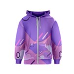 Colorful-abstract-wallpaper-theme Kids  Zipper Hoodie