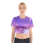 Colorful-abstract-wallpaper-theme Cotton Crop Top