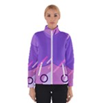 Colorful-abstract-wallpaper-theme Women s Bomber Jacket