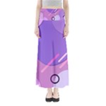 Colorful-abstract-wallpaper-theme Full Length Maxi Skirt