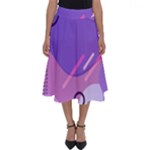 Colorful-abstract-wallpaper-theme Perfect Length Midi Skirt