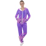 Colorful-abstract-wallpaper-theme Women s Tracksuit