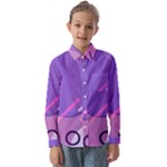 Colorful-abstract-wallpaper-theme Kids  Long Sleeve Shirt