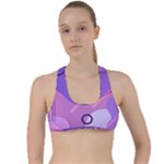 Colorful-abstract-wallpaper-theme Criss Cross Racerback Sports Bra