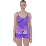 Colorful-abstract-wallpaper-theme Tie Front Two Piece Tankini