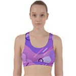 Colorful-abstract-wallpaper-theme Back Weave Sports Bra