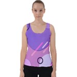 Colorful-abstract-wallpaper-theme Velvet Tank Top