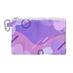 Colorful-abstract-wallpaper-theme Canvas Cosmetic Bag (Large)