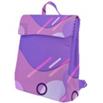 Colorful-abstract-wallpaper-theme Flap Top Backpack