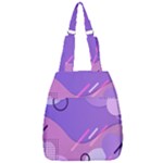 Colorful-abstract-wallpaper-theme Center Zip Backpack