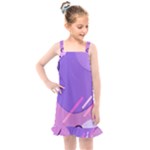 Colorful-abstract-wallpaper-theme Kids  Overall Dress