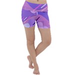 Colorful-abstract-wallpaper-theme Lightweight Velour Yoga Shorts