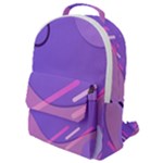 Colorful-abstract-wallpaper-theme Flap Pocket Backpack (Small)