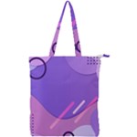 Colorful-abstract-wallpaper-theme Double Zip Up Tote Bag