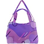 Colorful-abstract-wallpaper-theme Double Compartment Shoulder Bag