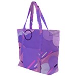 Colorful-abstract-wallpaper-theme Zip Up Canvas Bag