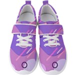 Colorful-abstract-wallpaper-theme Men s Velcro Strap Shoes