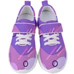 Colorful-abstract-wallpaper-theme Women s Velcro Strap Shoes