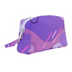 Colorful-abstract-wallpaper-theme Wristlet Pouch Bag (Medium)
