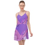 Colorful-abstract-wallpaper-theme Summer Time Chiffon Dress