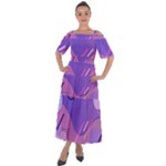 Colorful-abstract-wallpaper-theme Shoulder Straps Boho Maxi Dress 