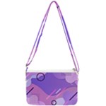Colorful-abstract-wallpaper-theme Double Gusset Crossbody Bag