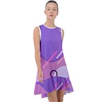 Colorful-abstract-wallpaper-theme Frill Swing Dress