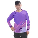 Colorful-abstract-wallpaper-theme Men s Pique Long Sleeve Tee