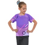 Colorful-abstract-wallpaper-theme Kids  Mesh Piece Tee